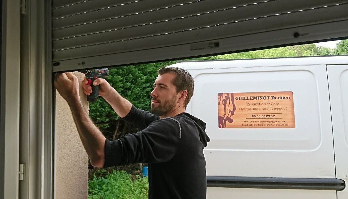 Capture du site DG Menuiserie